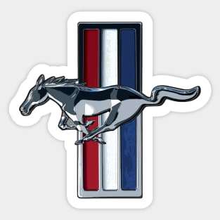 Mustang Full Color Logo - Emblem Sticker